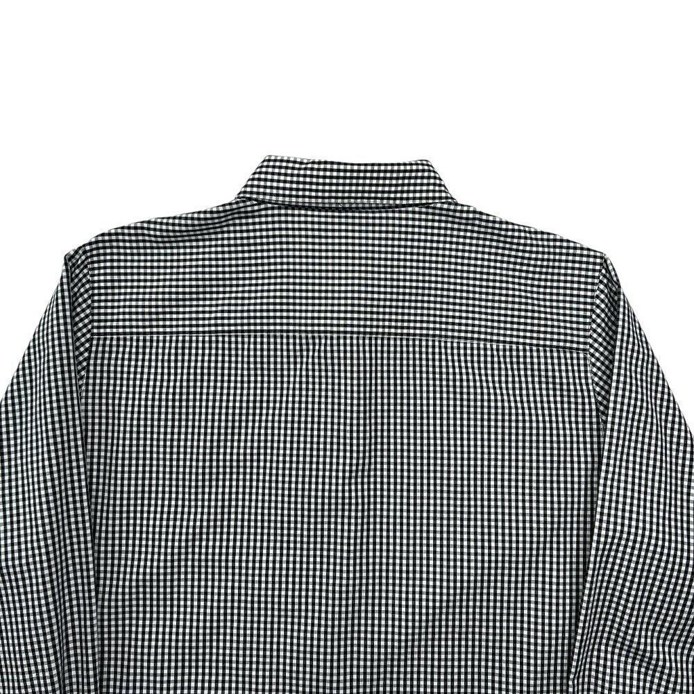 Orvis Men's Size 17" Black & White Check Button Down‎ Shirt - Picture 7 of 10